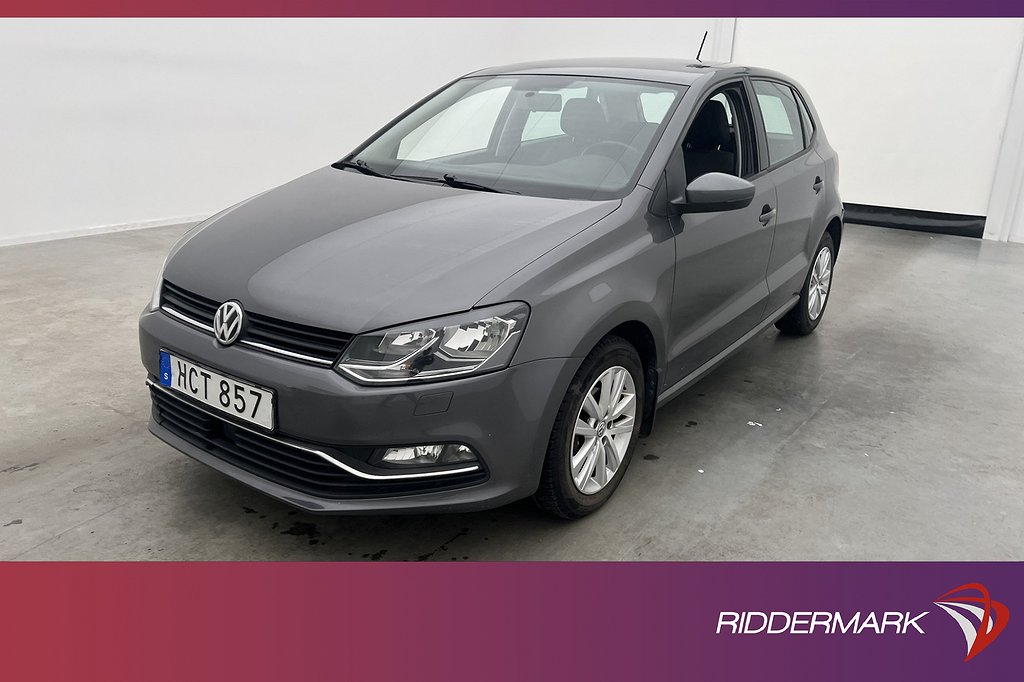 Volkswagen Polo 1.2 TSI 90hk Bluetooth Låg-Skatt 0.47L/Mil