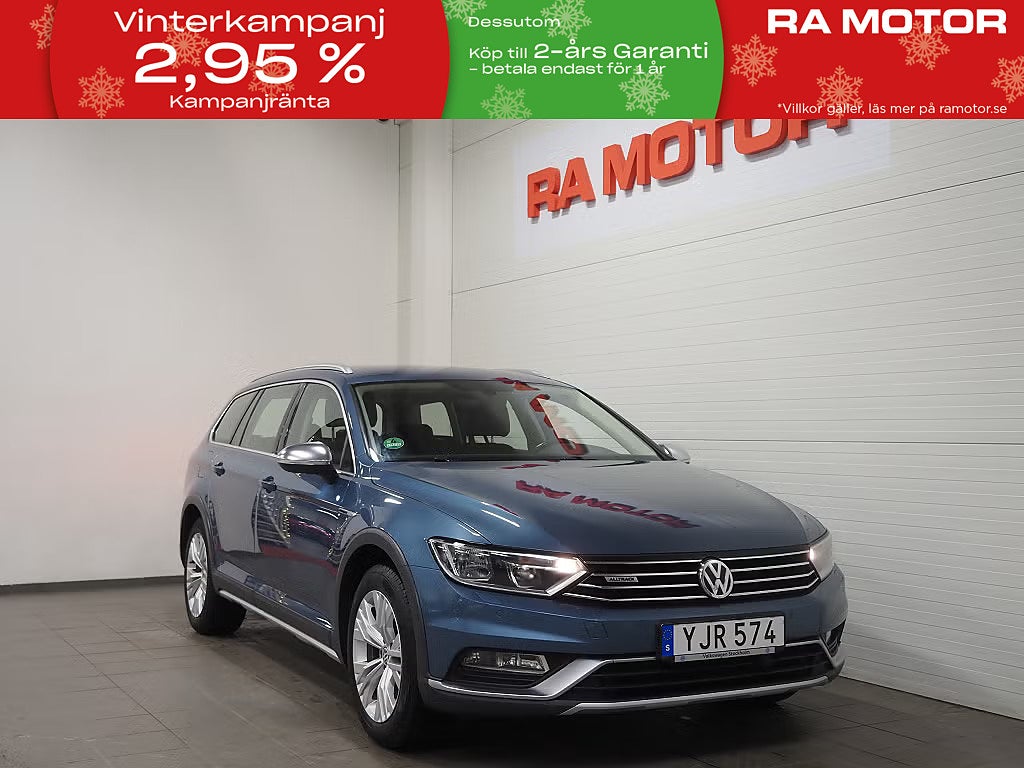 Volkswagen Passat Alltrack 2.0 TDI 4Motion Drag D-Värm Kamera 2017