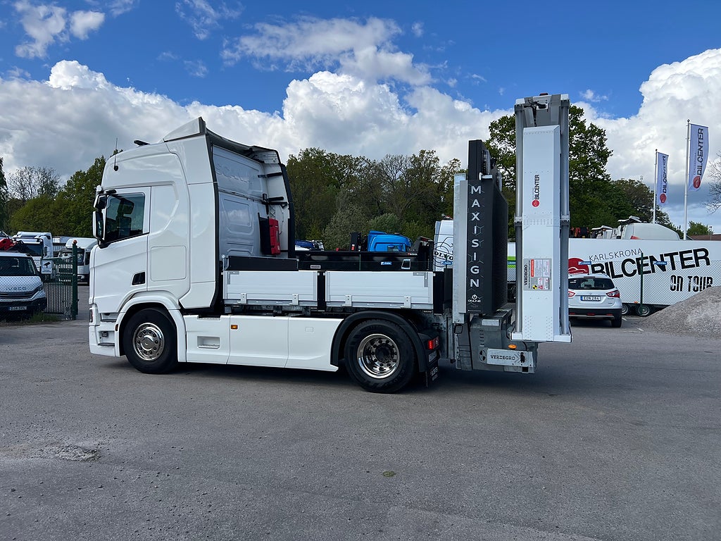 Scania R410 4x2 TMA Bil MaxiSign Online & Verdegro, Euro 6