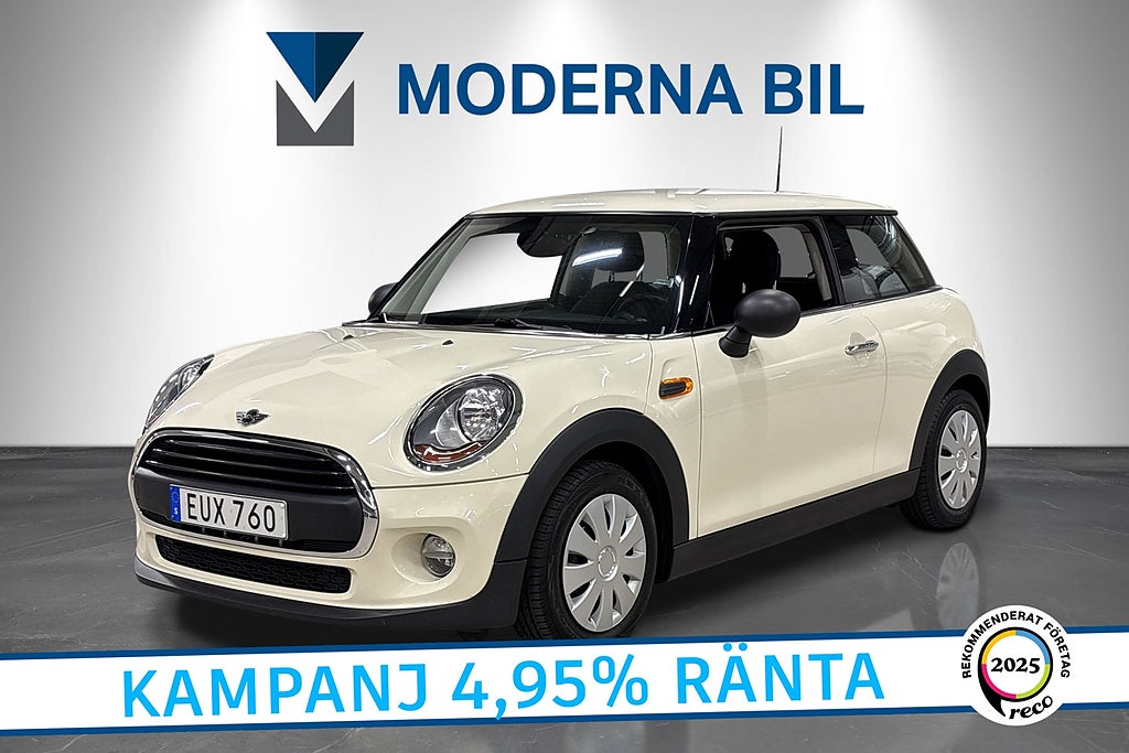 MINI One 3-dörrars 102hk Pepper Euro6 Nybesiktad 4.95% Ränta