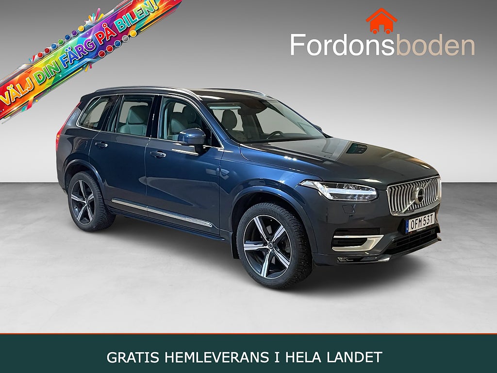 Volvo XC90 B5 AWD 7-Sits Inscription H/K Orrefors 250hk  Drag