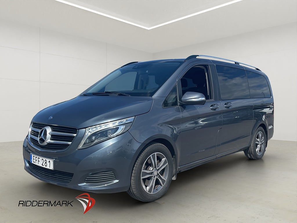 Mercedes-Benz V 220 d Lång Värmare B-Kamera Drag Navi 8-Sits