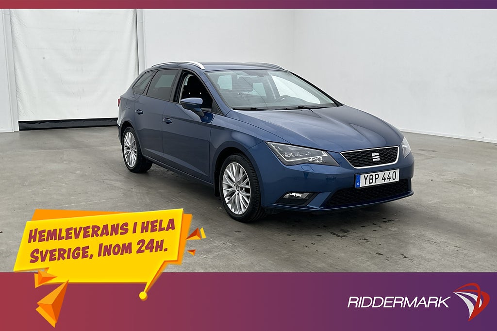 Seat Leon ST TSI 110hk Style P-Sensorer CarPlay SEAT-Sound