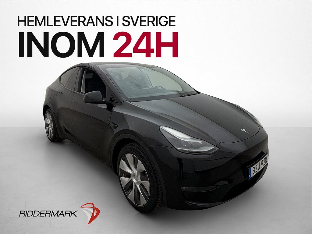 Tesla Model Y Long Range AWD Panorama Dragkrok Svensksåld