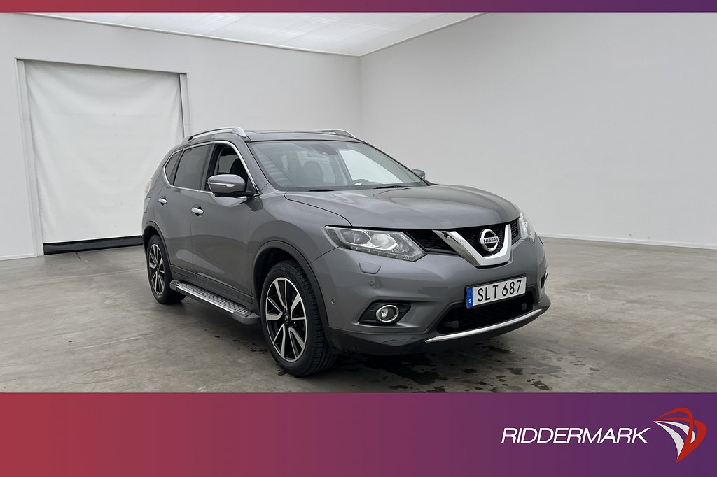 Nissan X-Trail 1.6 130hk Tekna 7-Sits Pano 360° Skinn Drag