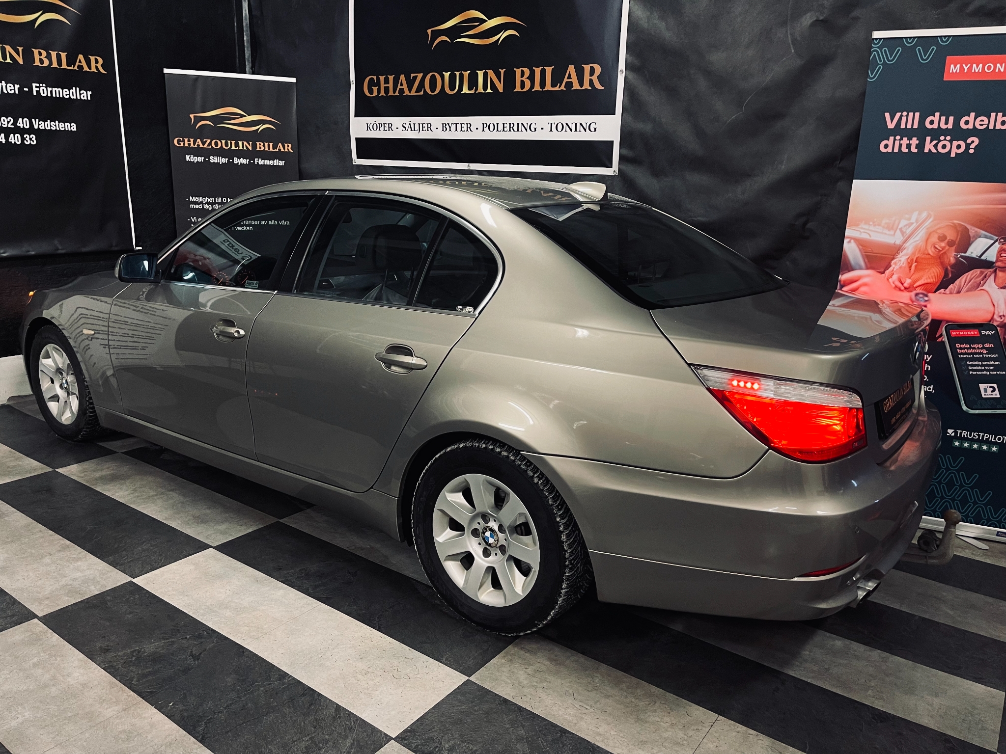 BMW 525 i Sedan 218hk LÅGMILARE/DRAGKROK 2008, kuva 7/44