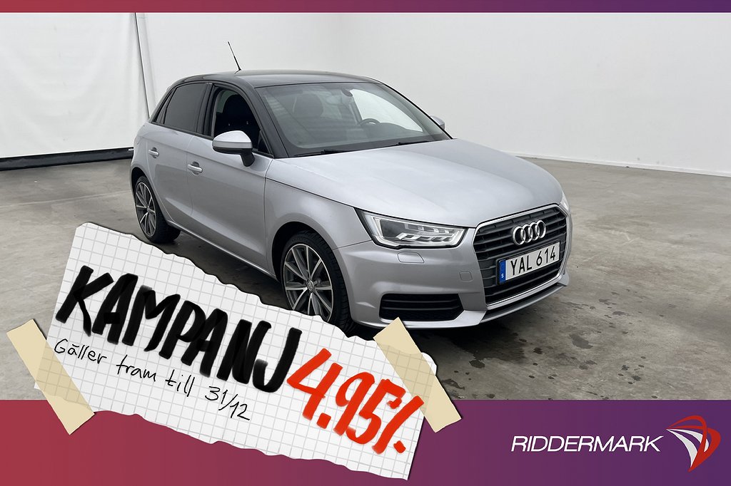 Audi A1 Sportback 1.4 TFSI 125hk Sport Edition 4,95% Ränta