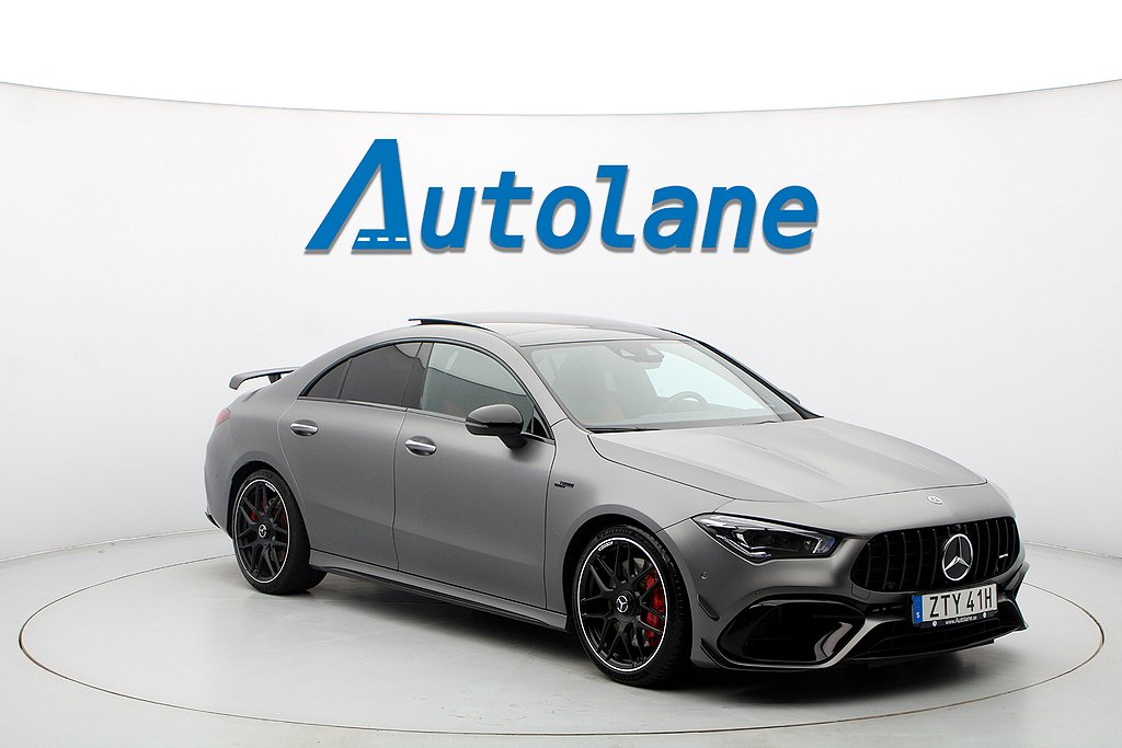 Mercedes-Benz AMG CLA 45 S 4M+ AMG, Aero pkt, Panorama Se Spec 421hk