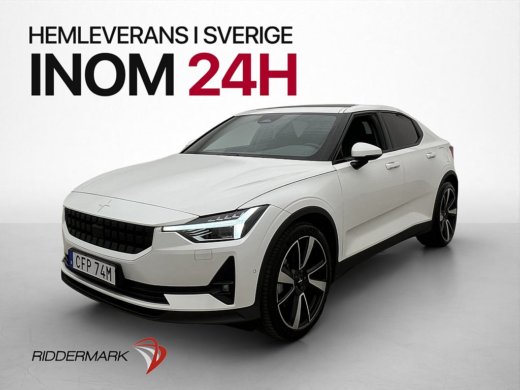 Polestar 2 Long range Dual motor Plus Pano H/K 360° Drag