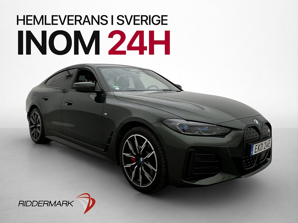 BMW i4 eDrive40 Gran Coupé M-Sport Dragkrok H/K 360° CarPlay