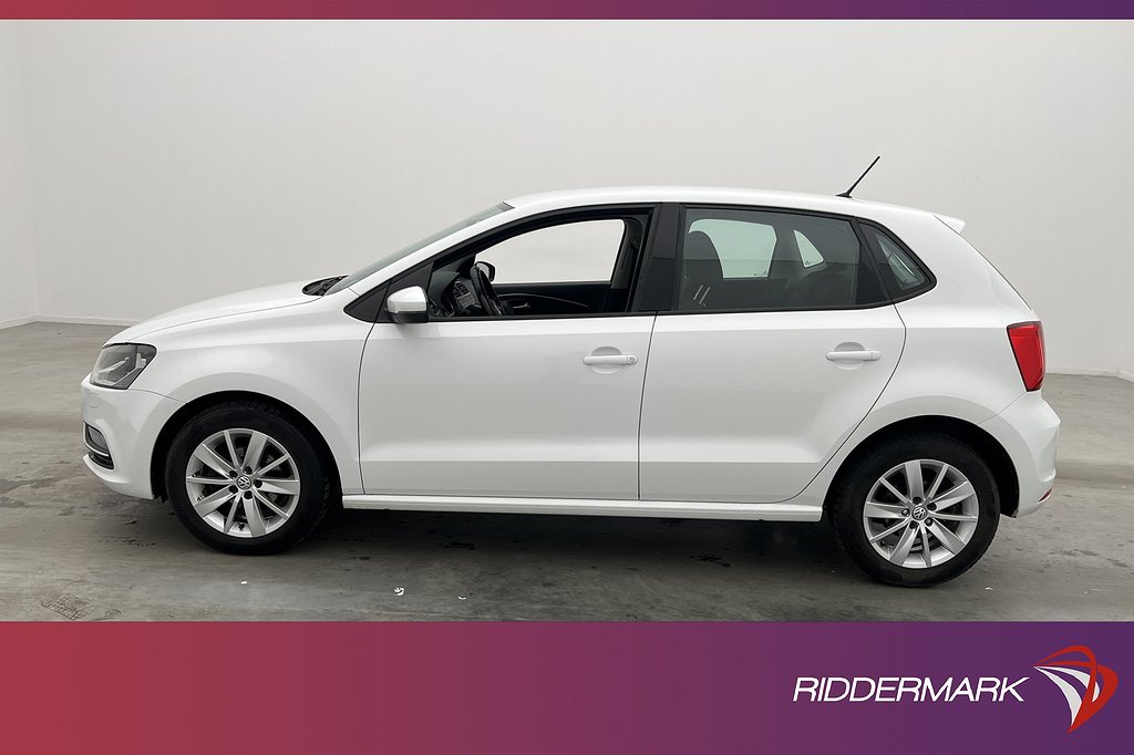 Volkswagen Polo 1.2 TSI 90hk Bluetooth Låg-skatt 0,47l/Mil