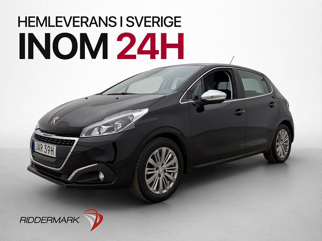 Peugeot 208 1.2 PureTech Allure CarPlay Navi P-sensorer 83hk