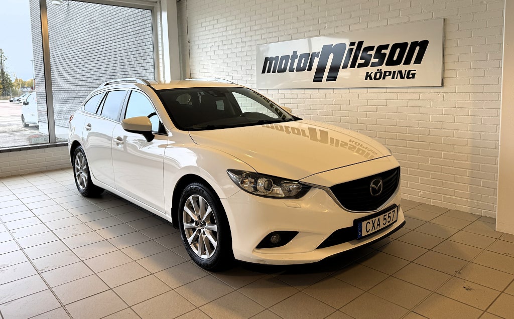 Mazda 6 Wagon 2.0 145hk SKYACTIV-G Drag V-hjul Fin Bil