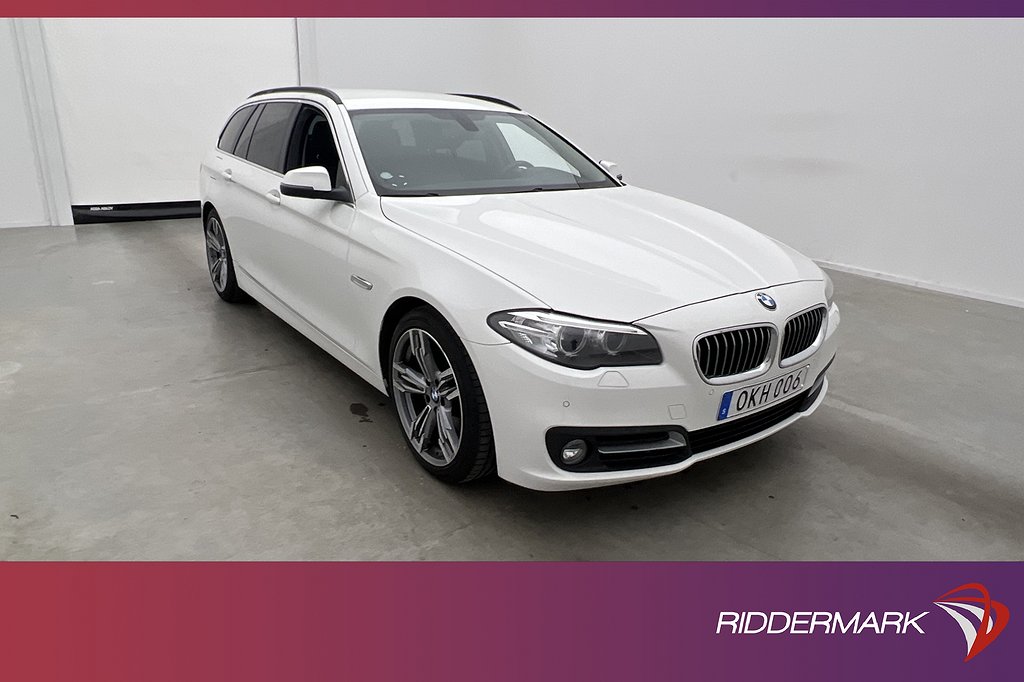 BMW 520 d xDrive Touring 190hk M-ratt SKinn Sensorer Drag