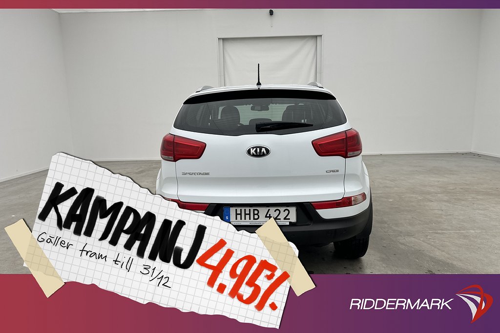 Kia Sportage 2.0 CRDi 184hk AWD 2 Brukare Dragkr 4,95% Ränta