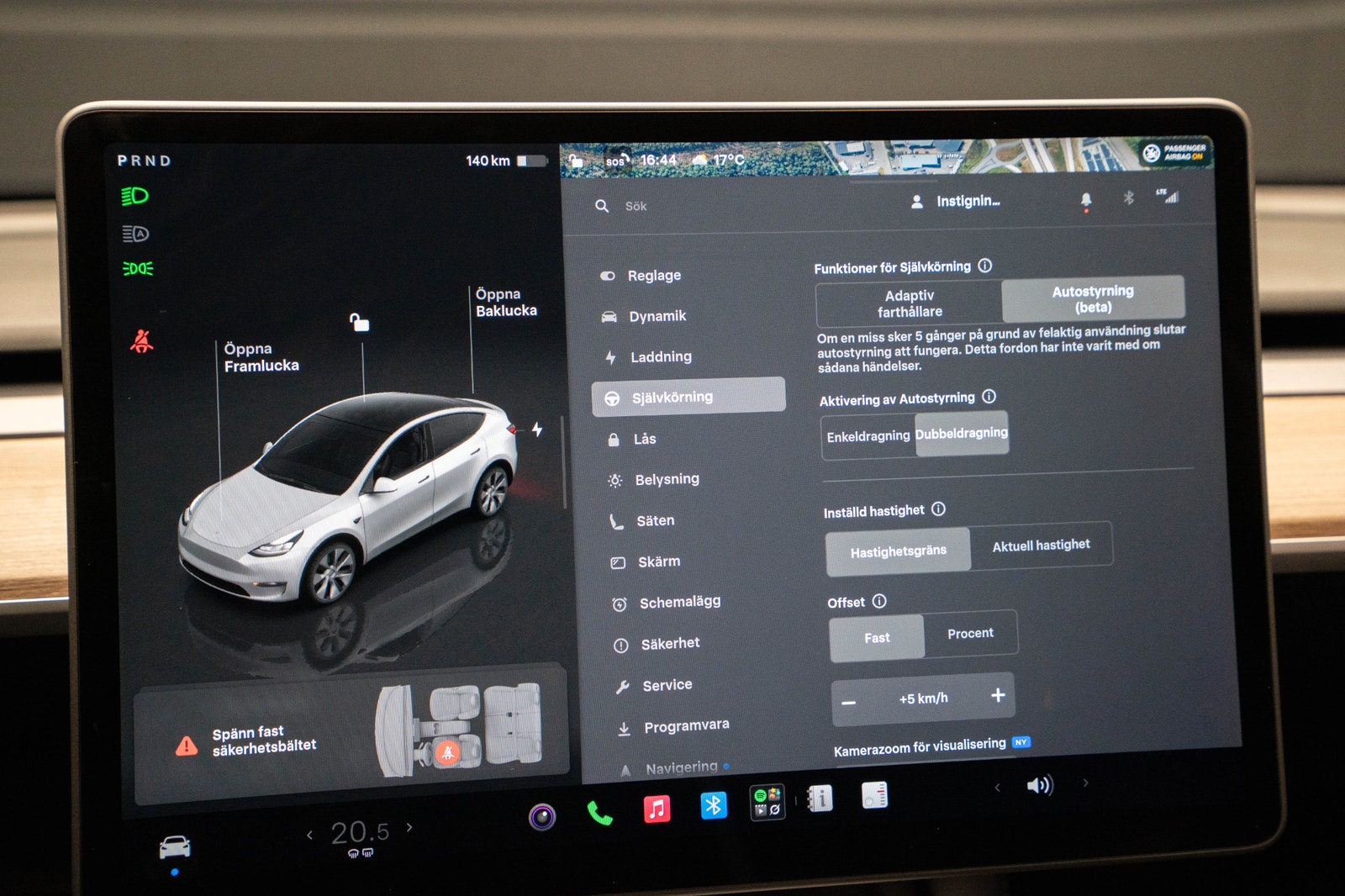 Tesla Model Y Standard Range RWD DRAG PANO LÄDER 1-ÄGARE MOMS 2023 - miniatyr 19