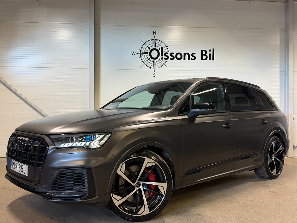 Audi Q7 60 TFSI e S line Drag Värmare Pano B&O 