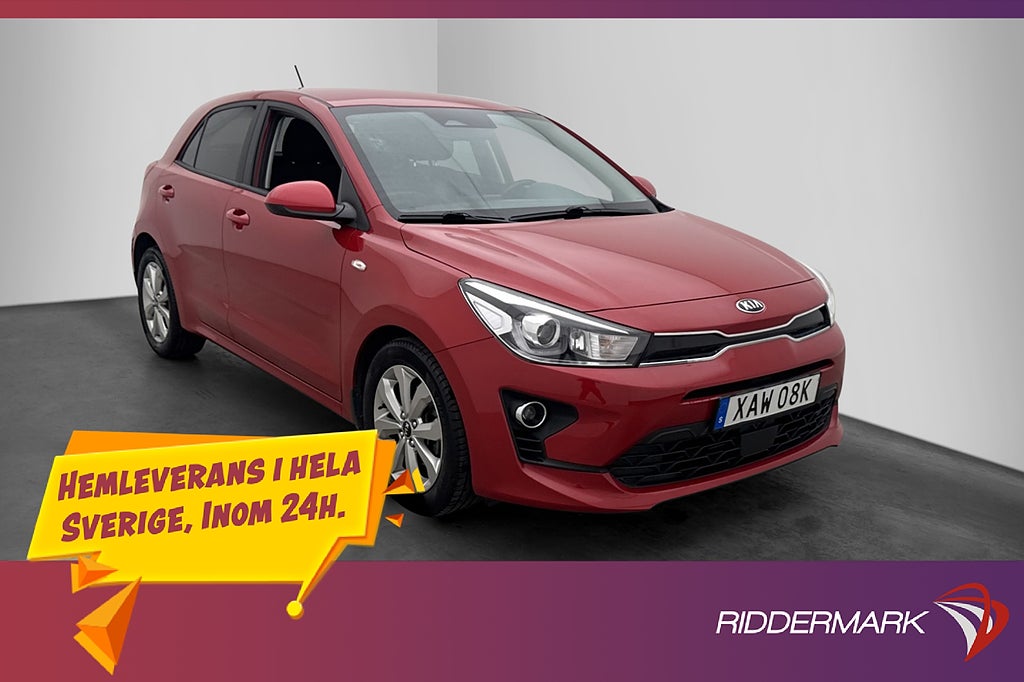 Kia Rio 1.0 T-GDI 100hk Advance Kamera CarPlay Rattvärme