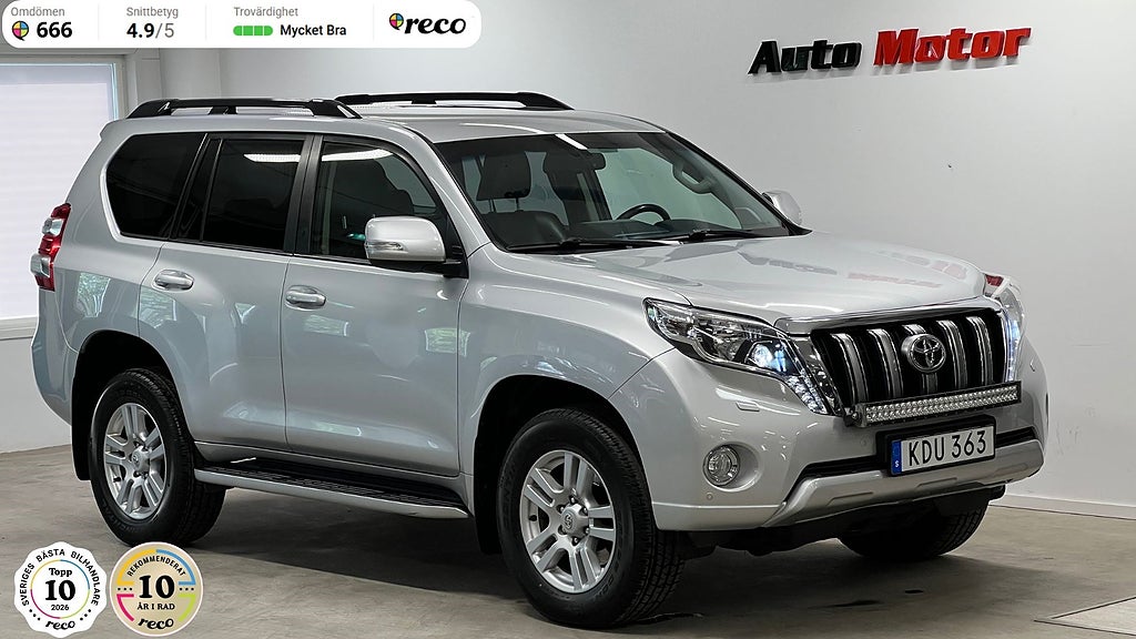 Toyota Land Cruiser 2.8 D-4D 4WD 177hk Drag/Nyservad