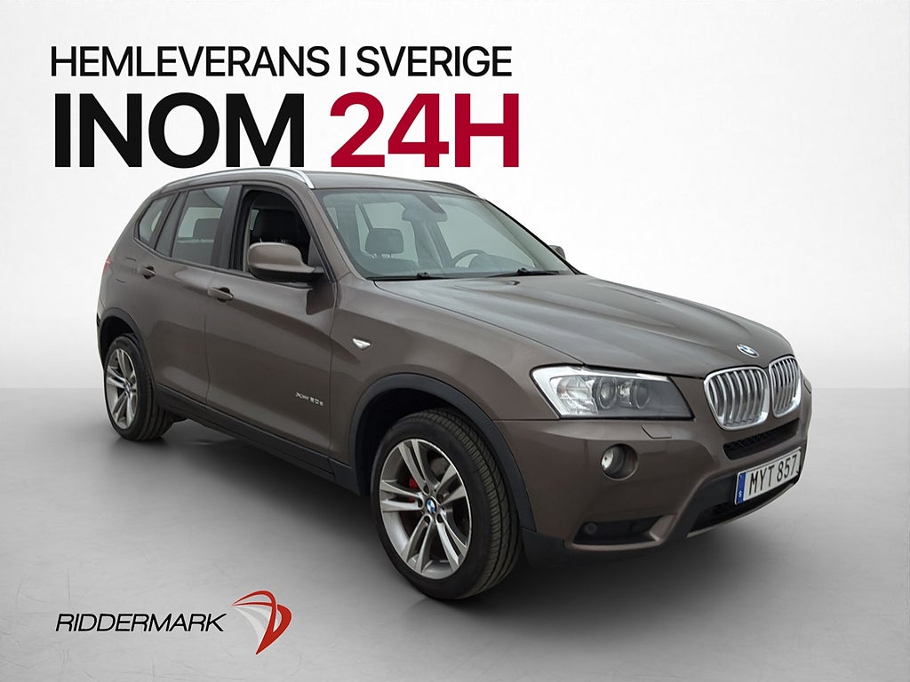 BMW X3 xDrive20d 184hk M&K Värmare Sensorer 0,56l/mil