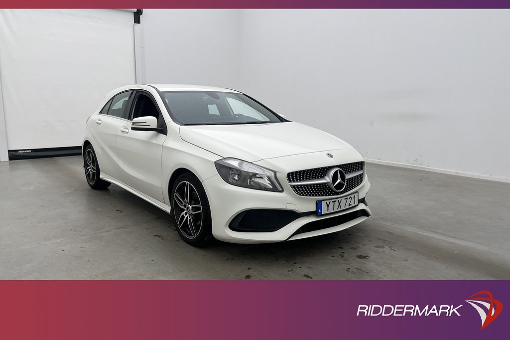 Mercedes-Benz A 180 122hk AMG B-Kamera CarPlay Halvskinn