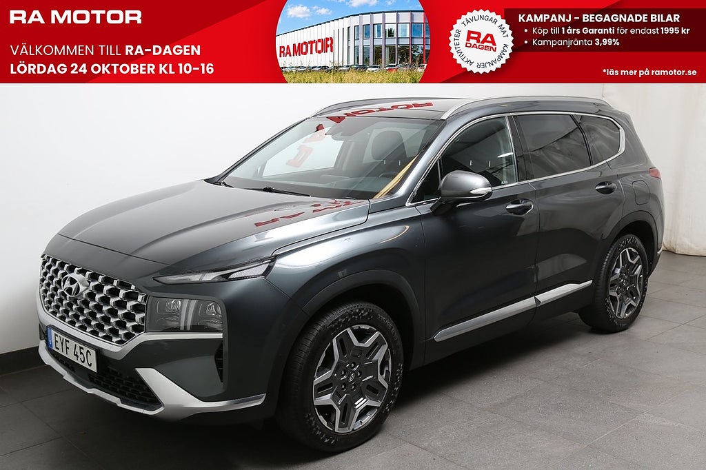 Hyundai Santa Fe PHEV 265hk 6AT 4WD 7-sits Advance I 360° I Panorama 2023