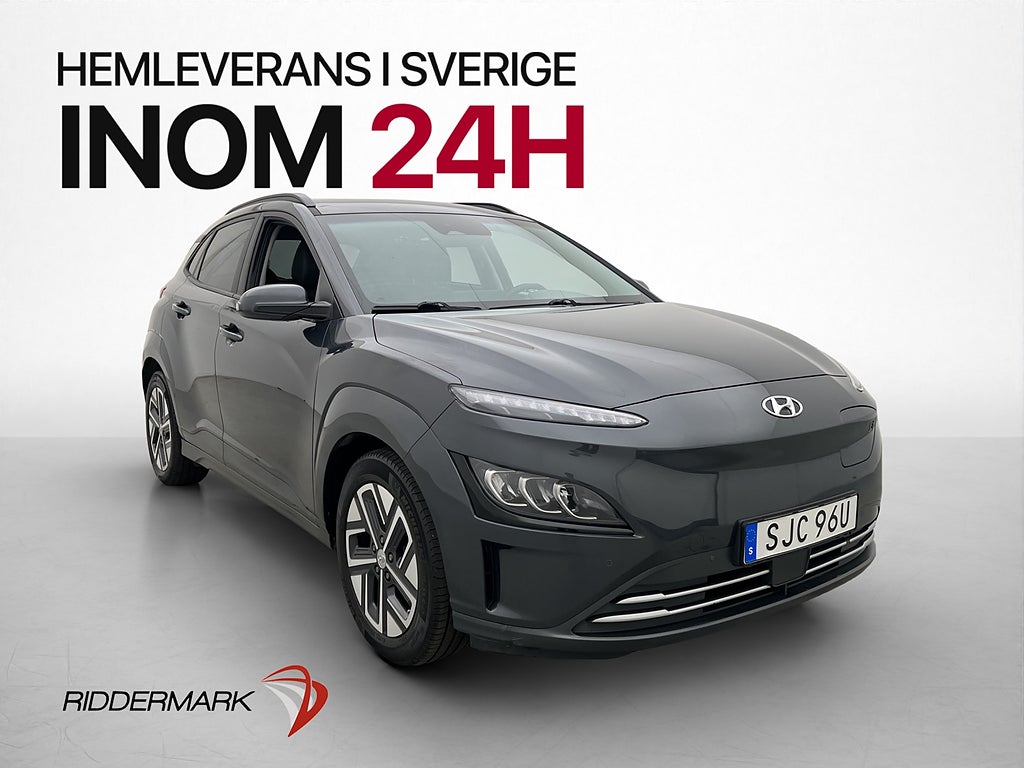 Hyundai Kona 64 kWh 204hk Essential Kamera CarPlay Krell