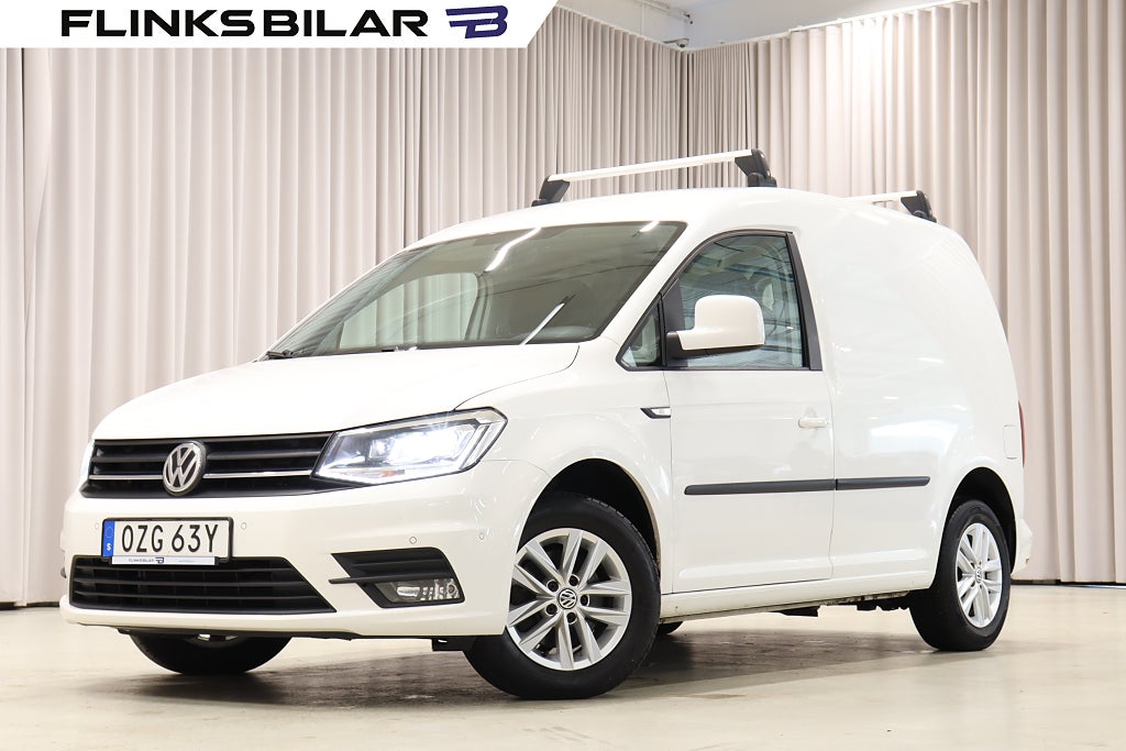 Volkswagen Caddy TDI Nedlackad LED Drag Värmare Dubbelgolv