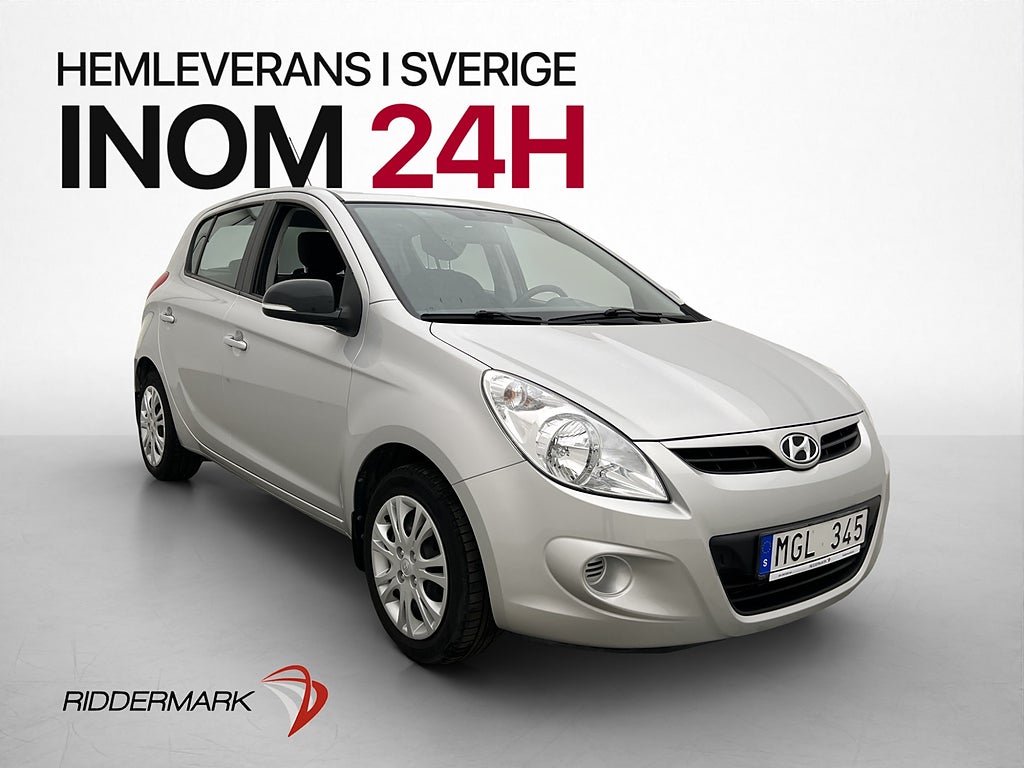 Hyundai i20 101hk Select Dragkrok AC Låg-skatt