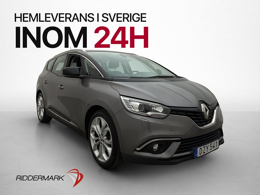 Renault Grand Scénic TCe 140hk 7-Sits Navi P-Sensorer Drag