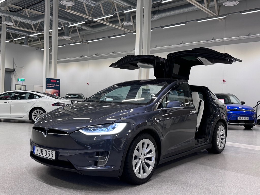 Tesla Model X 100D AWD l 6-Sits l Drag l CCS l Uppg. AP MOMS