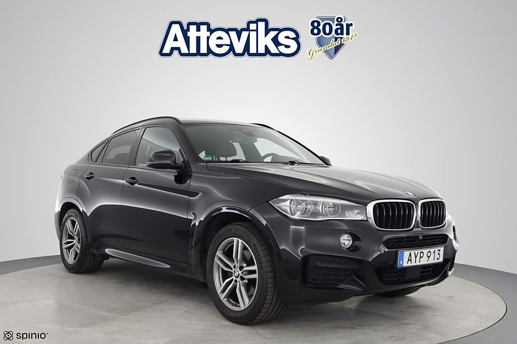 BMW X6 xDrive 30d M Sport 258 hk Navi Drag Värmare H/K HUD 