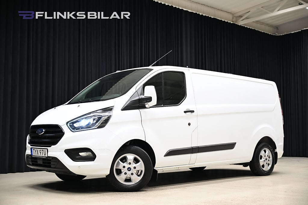 Ford Transit Custom Custom 130HK L2 Automat|Drag|Värmare|Backkamera|Leasbar