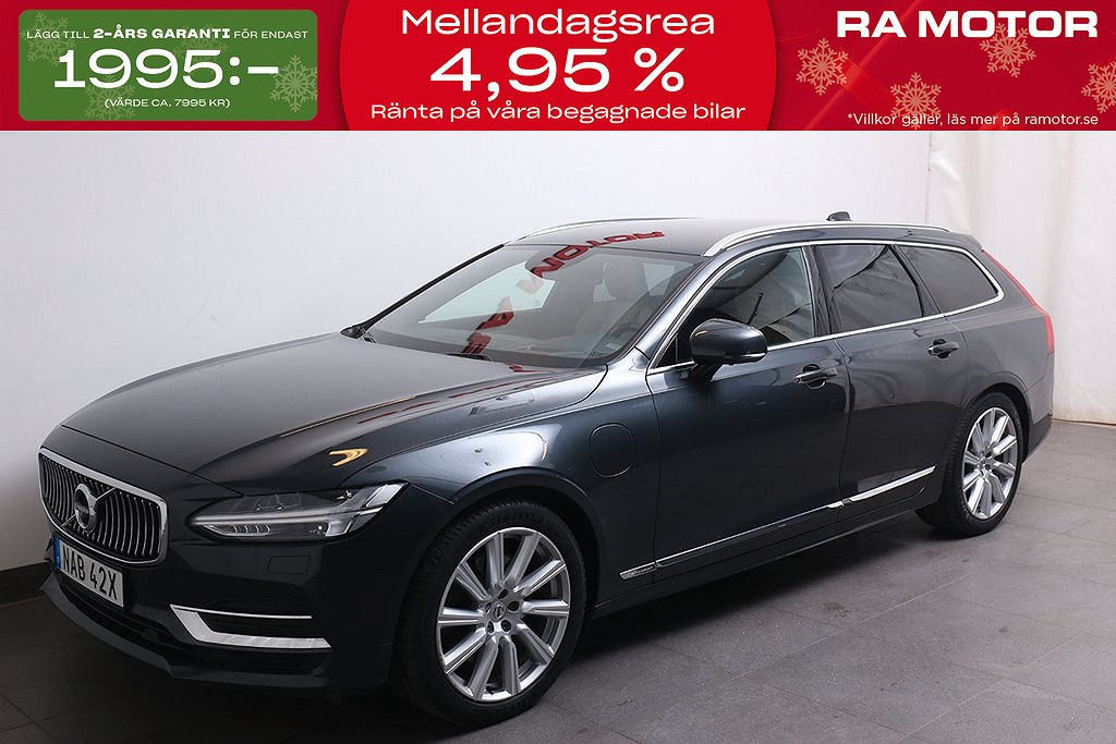 Volvo V90 Recharge T8 392hk Inscription AWD Aut H/K VOC Drag 2020