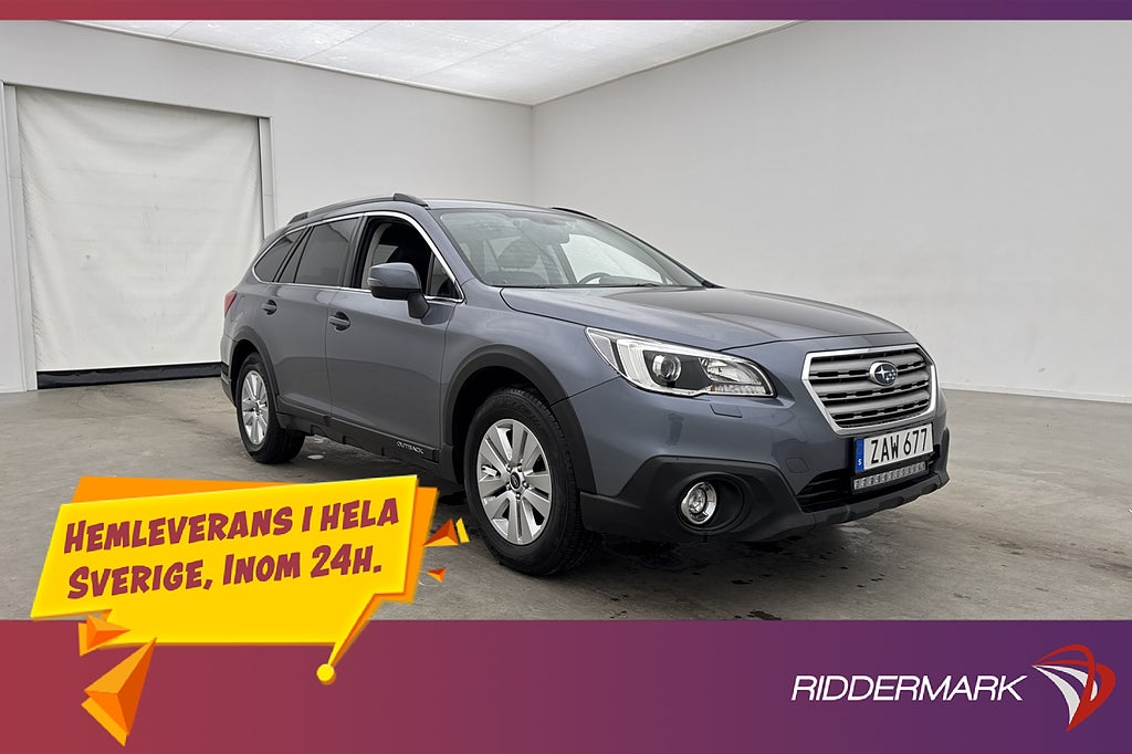 Subaru Outback 2.0 4WD 150hk Ridge Dragkrok Kamera Skinn
