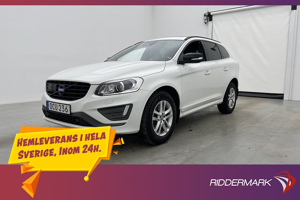 Volvo XC60 D4 AWD R-Design VOC Pano D-Värm Kamera Drag Skinn