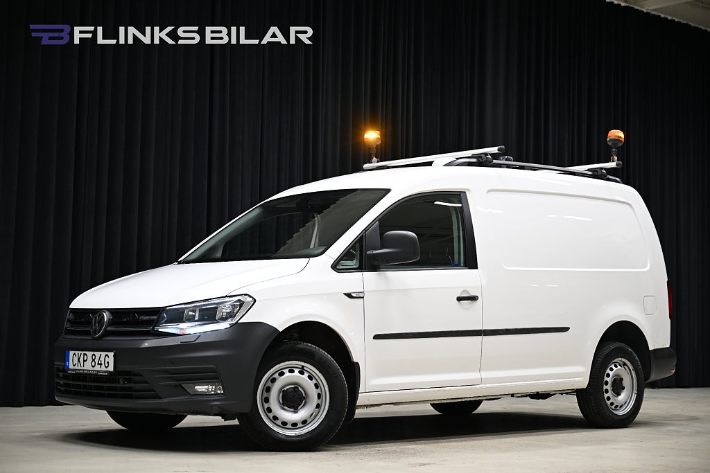Volkswagen Caddy Maxi 4Motion 150HK Servicebil|Inredd|Inverter|Drag|Värmare