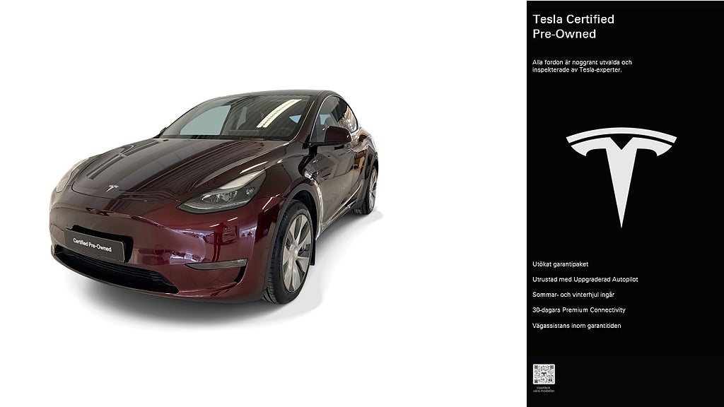 Tesla Model Y Long Range AWD Certified Pre-Owned 3,84% ränta