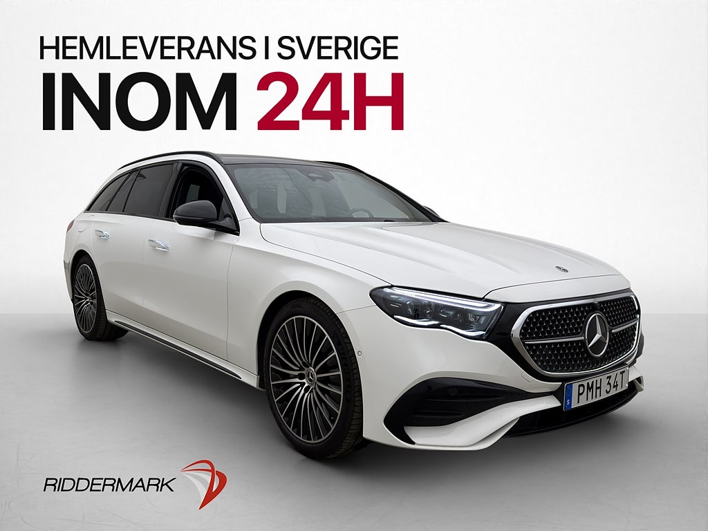 Mercedes-Benz E300 T e AMG Pano Burmester-4D 360° Skinn Drag