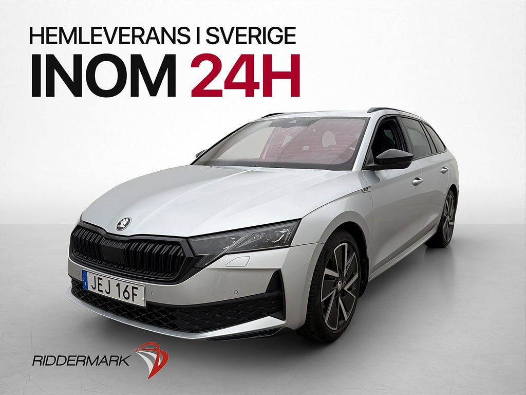 Skoda Octavia 1.5 TSI 150hk Sportline Drag Värmare Rattvärme