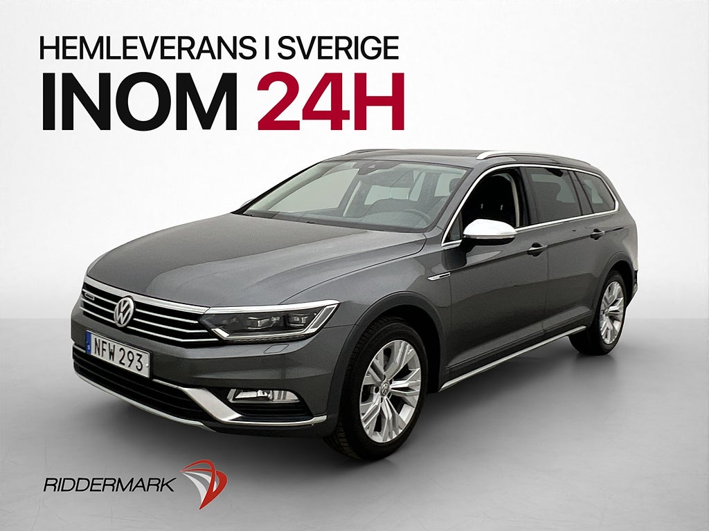 Volkswagen Passat Alltrack 190hk Pano Cockpit Värmare Drag