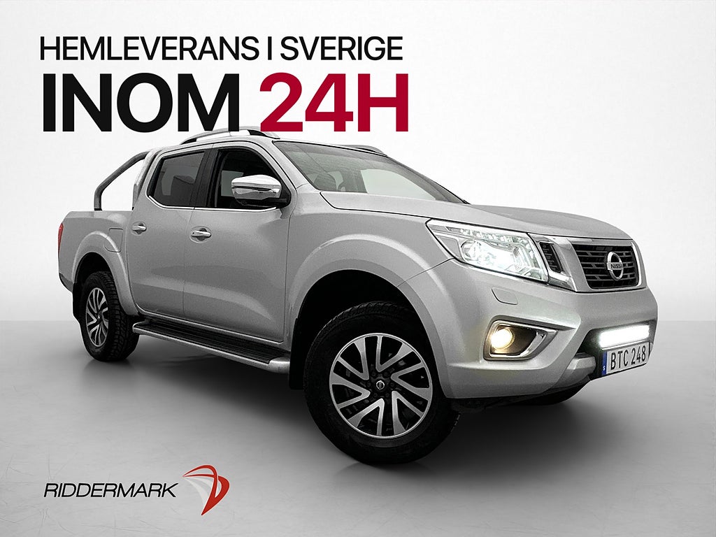 Nissan Navara Tekna 2.3 4WD Dragkrok Diff Skinn 360° Moms