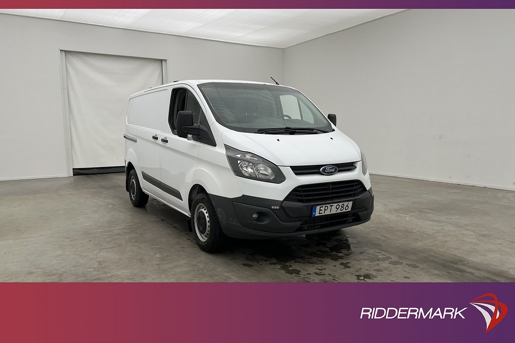 Ford Transit Custom 2.2TDCi Värmare Dragkrok PDC 3-Sits Moms