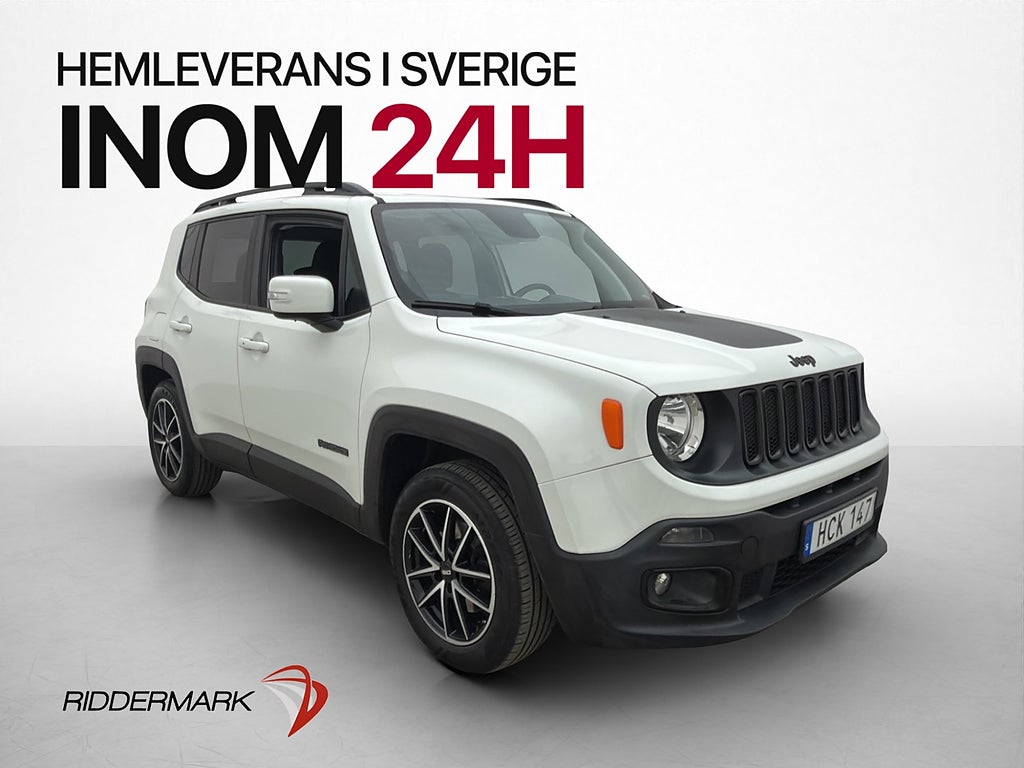 Jeep Renegade 1.6 110hk Blackhawk Navi P-Sensorer Rattvärme