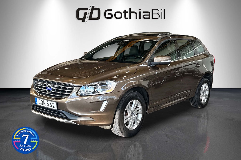 Volvo XC60 D4 Automat BE Pro Pano Navi Värmare Drag BLIS En ägare