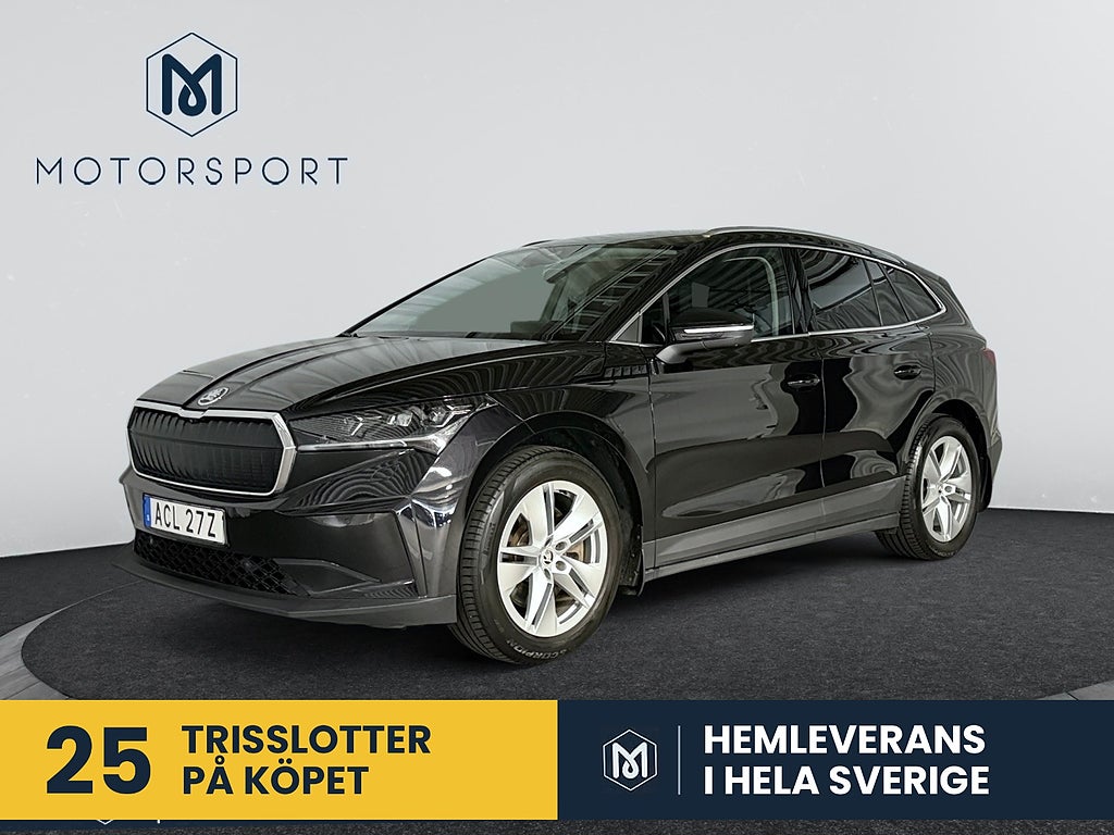 Skoda Enyaq 80x Dragkrok Adap-fart 360°kamera 4WD Canton Ljudsystem