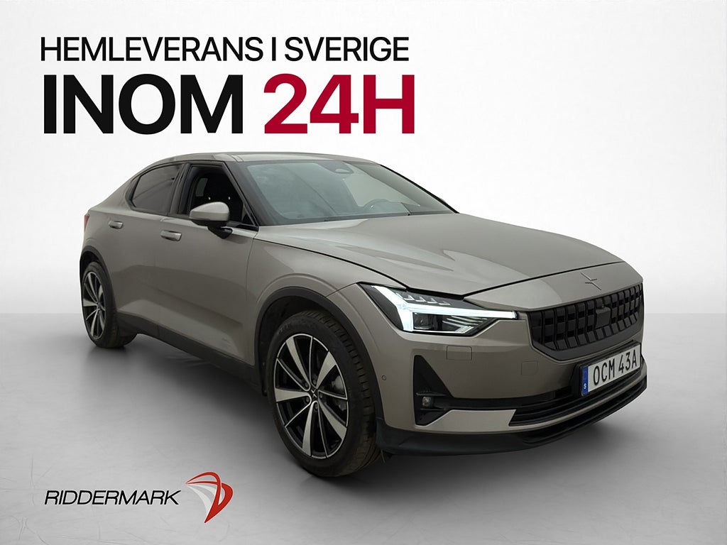 Polestar 2 Long Range Dual Motor 360° Pano Värmare H/K Drag