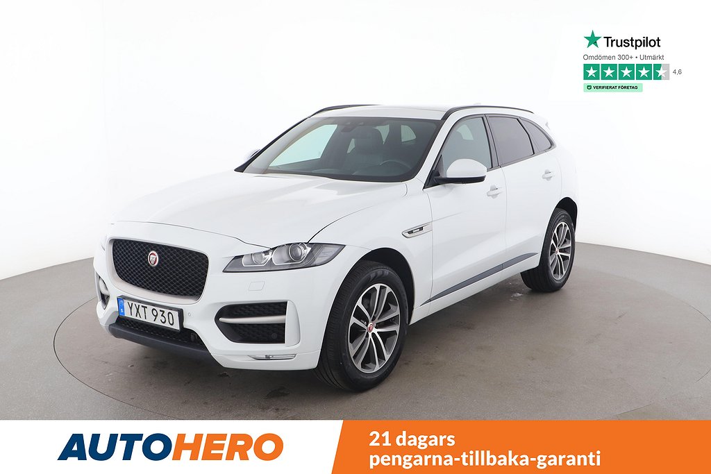 Jaguar F-Pace 20d AWD R-Sport / Dragkrok, Méridian, 180 HK