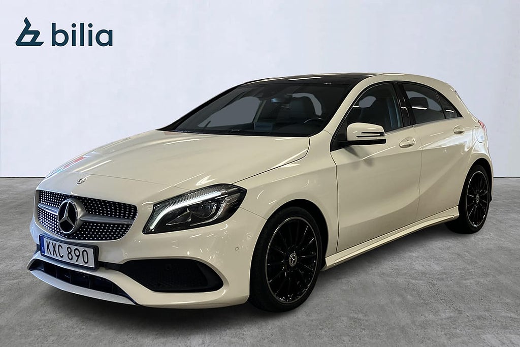 Mercedes-Benz A200 AMG-LINE/Pano/Värmare/S-VHjul/Backkamera