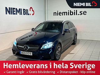Mercedes-Benz C 220 T d 4M 9G AMG Pano Kamera Drag Dvärm SoV